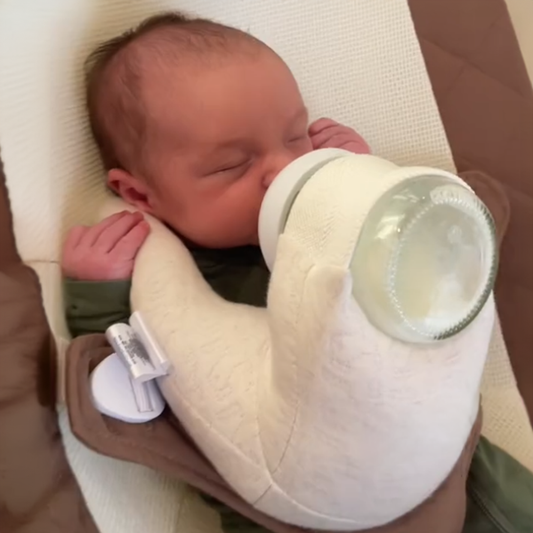 Self Feeding Nursing Pillow for Hands-Free Convenience, Perfect for Busy Moms, Empowering Independent Feeding